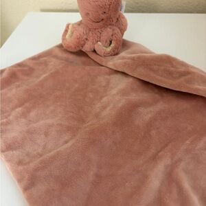 Jellycat Octopus Lovey - Dusty Pink Plush